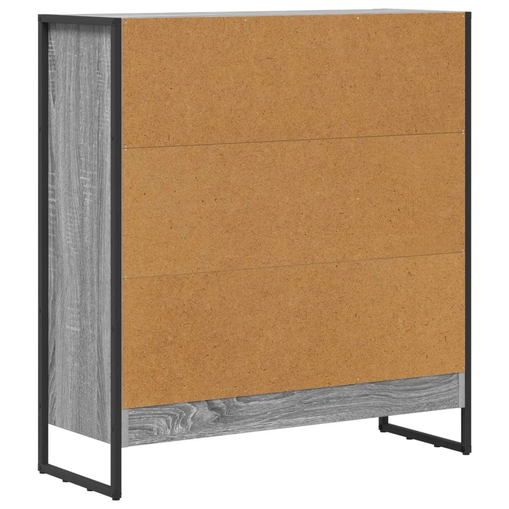 Armadio per Libri Grigio Sonoma 80 x 30 x 86,5 cm