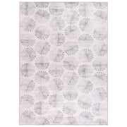 Tappeto passatoia dal motivo astratto Fondo antiscivolo Beige chiaro 160 x 230 cm Catak