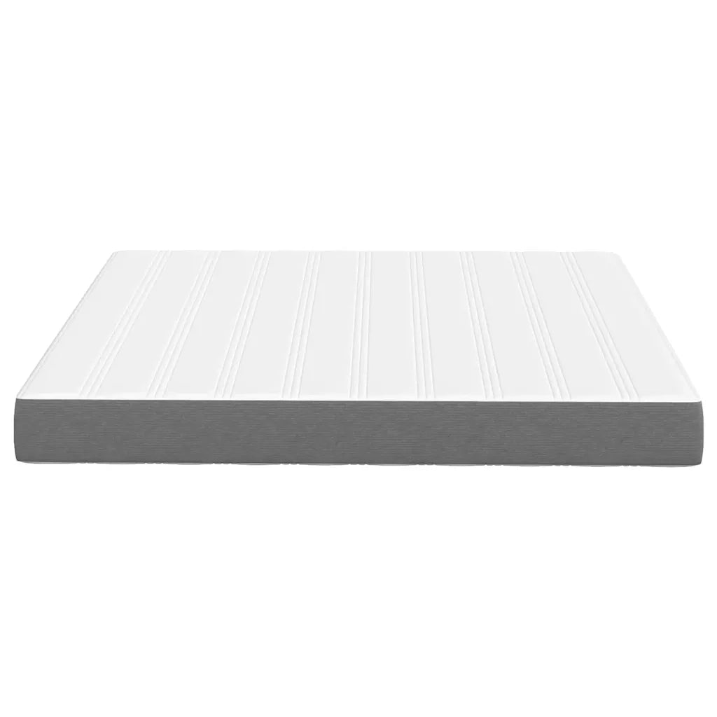 Materasso da Letto-Materasso per letto Grigio chiaro 180 x 200 cm Tessuto