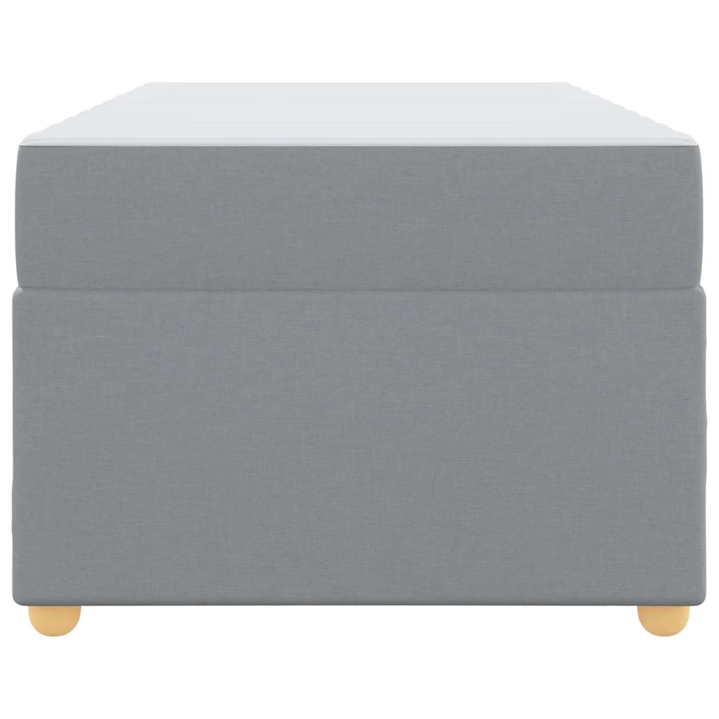 Struttura del letto Grigio chiaro 100 x 200 cm Tessuto 3399335