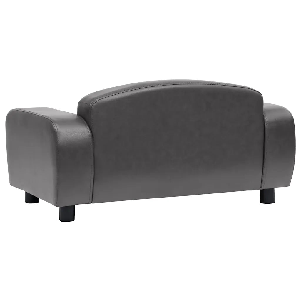 Divano per Cani Grigio 80x50x40 cm in Similpelle CFW7313833