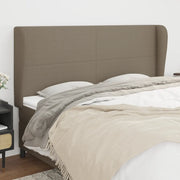 Testiera ad Orecchio Tortora 163x23x118/128 cm in Tessuto 3117686