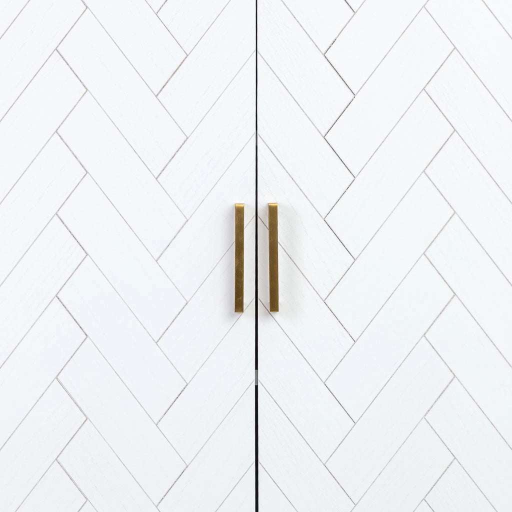 Armadio 2 ante in legno e metallo 100x40x160h cm