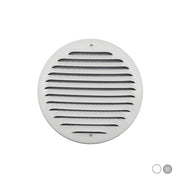 GRIGLIA TONDA DA SOVRAPPORRE IN METALLO CON RETE D.150 MM- Alluminio Bianco- FIRST- pezzi 1