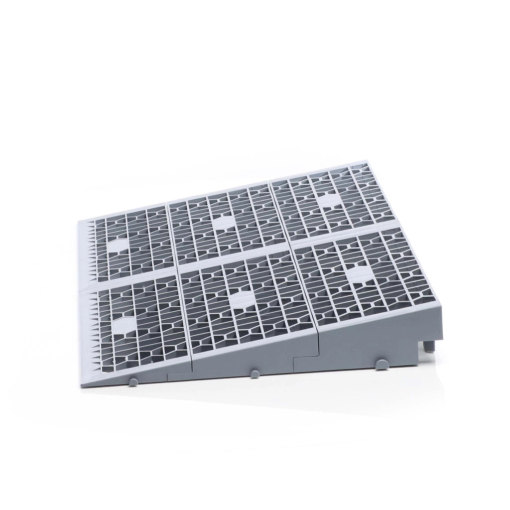 Rampa per soglie con diverse altezze 0-25/25-50/50-76 mm Larga 810 mm Pedana per disabili