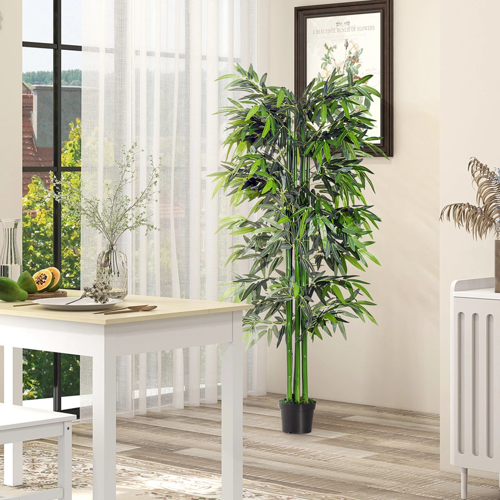 Pianta di Bamb¨´ Artificiale in Vaso da 180cm per Interni ed Esterni