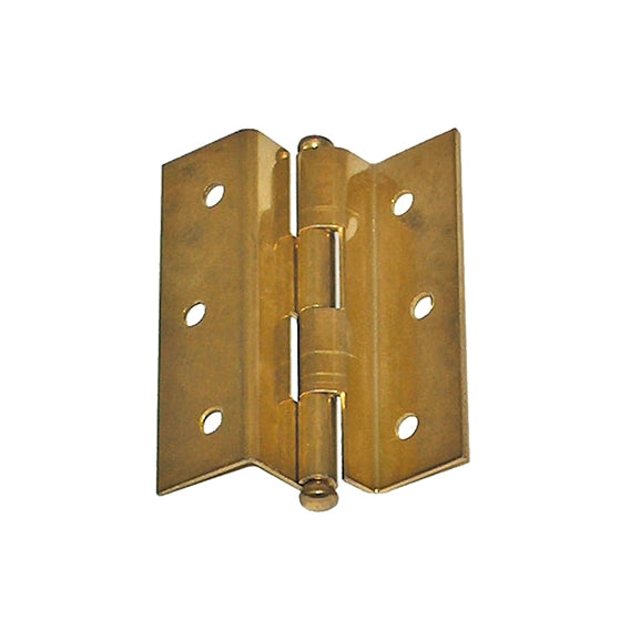Cerniere collo alto - 40 x 35 mm. DX - ottonato - 2 pz.