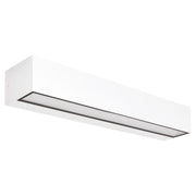 Applique LED 2x15W GES2246 biemissione CCT 3000K/4000K/5000K, struttura in alluminio pressofuso bianco opaco - Gealuce