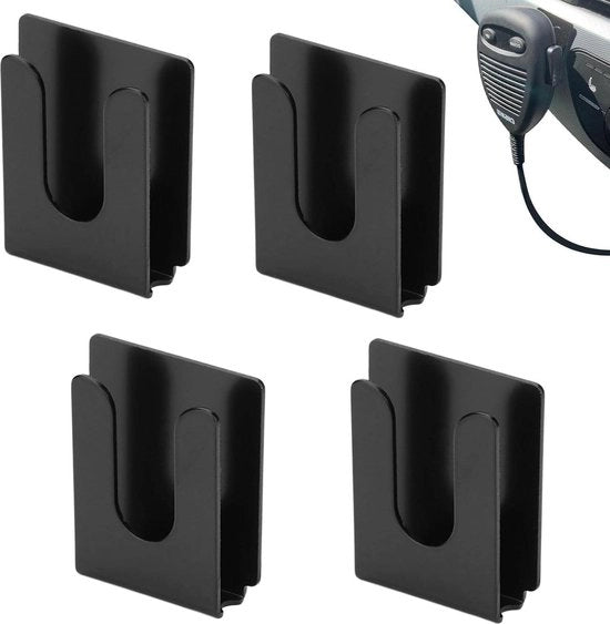 Oggetti di supporto per microfono per auto - set da 4 - clip di fissaggio per telefono cellulare