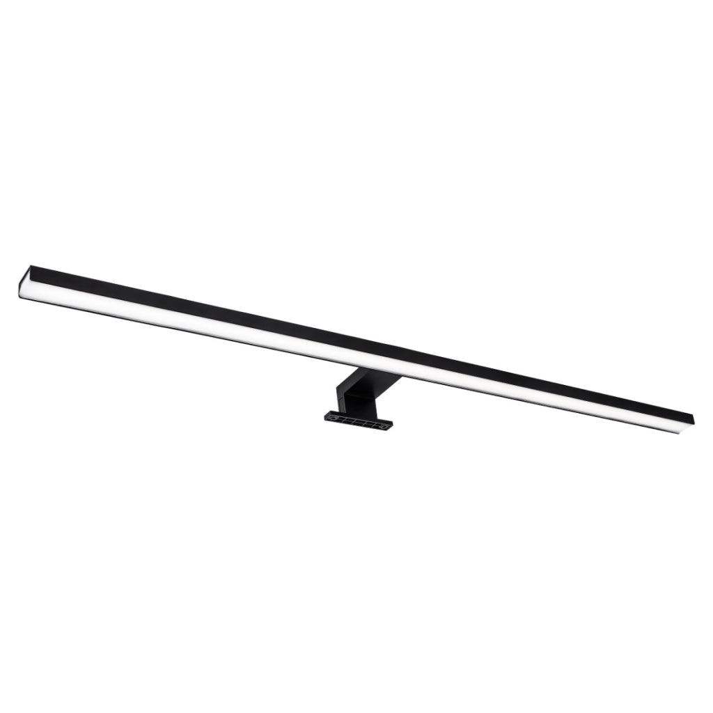 Applique bagno specchio LED 15W 4000K 90cm nera IP44