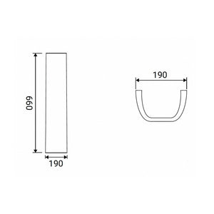 Colonna Serie Oren Bianca