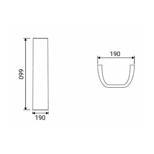 Colonna Serie Oren Bianca