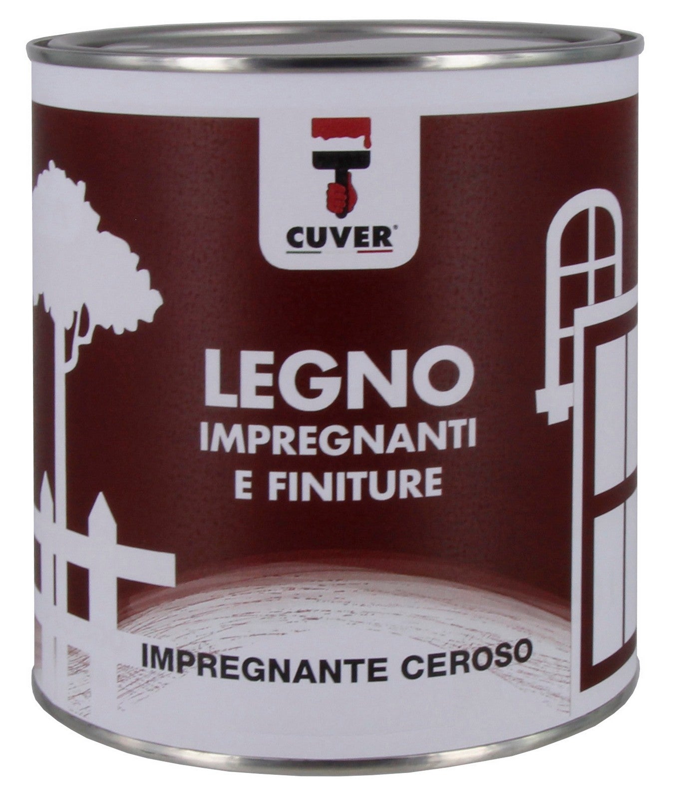 impregnante effetto cera conitin lt.0,750 colore mogano. y01 cod:ferx.4440