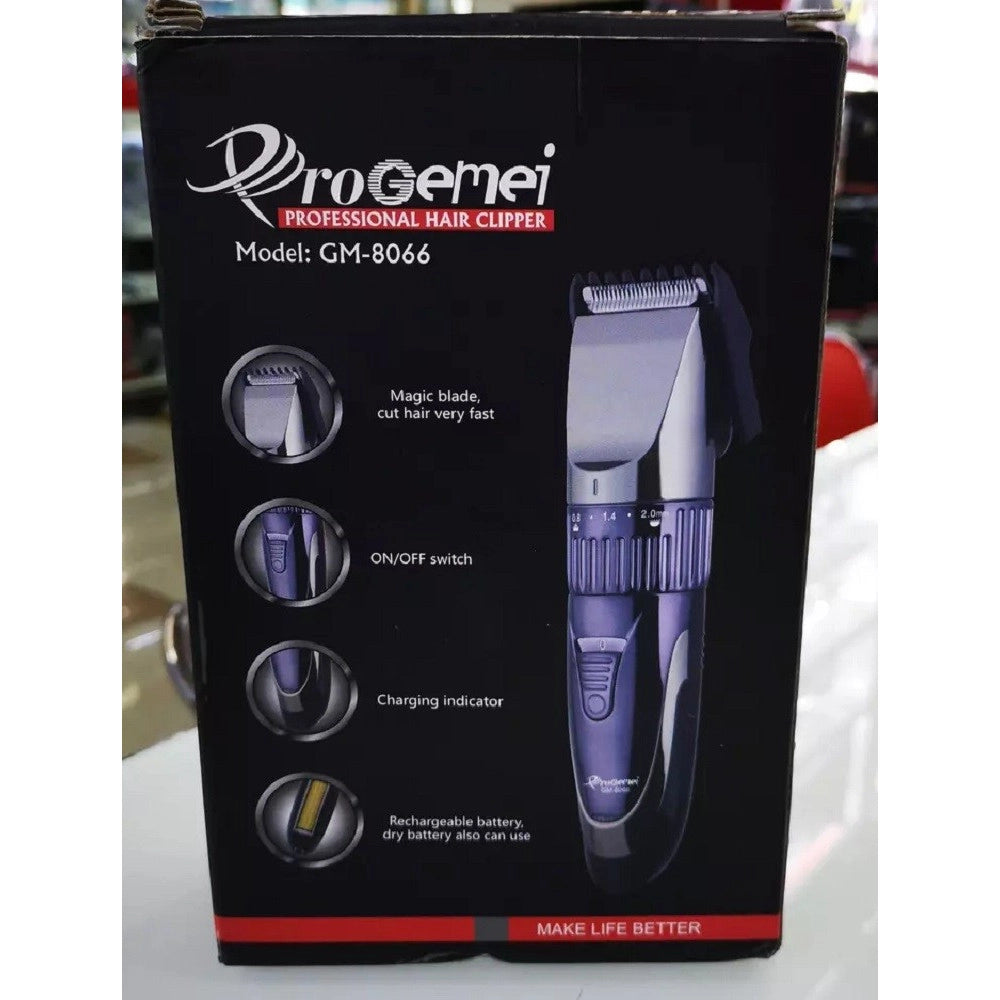 Trade Shop - Tagliacapelli Clipper Professionale Elettrico Ricaricabile A Batteria Gm-8066 -