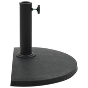 Base per Parasole Semicircolare in Poliresina 9 kg Nero CFW3671464