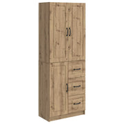 Set di armadi 2 pcs Rovere Artigianale Legno ingegnerizzato