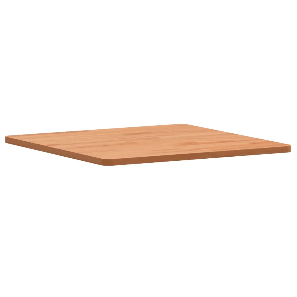 Piano per Tavolo 50x50x1,5 cm Quadrato Legno Massello di Faggio 355967