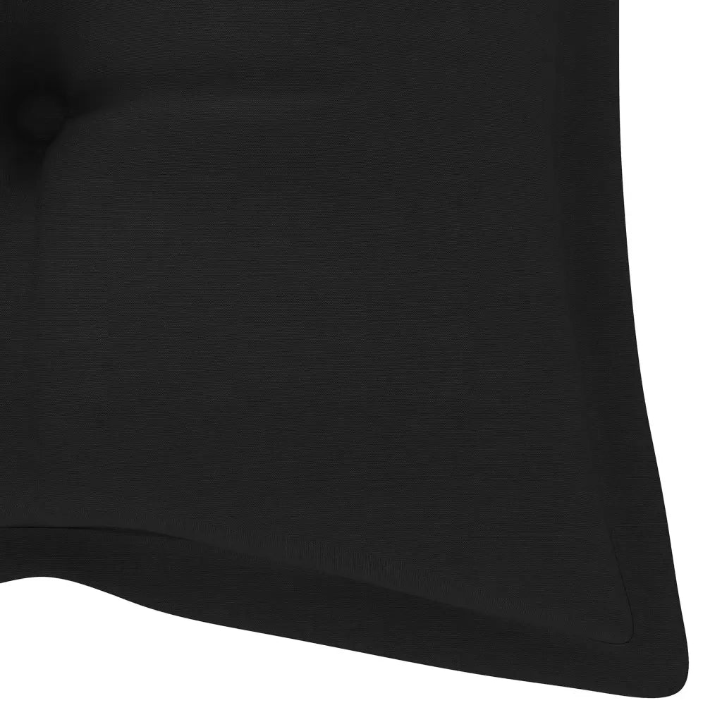 Panca da Giardino Pieghevole con Cuscino 118 cm in Bambù 3063871