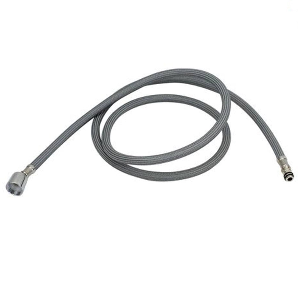 Trade Shop - Tubo Flessibile Di Ricambio Per Doccetta Estraibile Miscelatore Cucina Grigio 1.5mt 79351 -