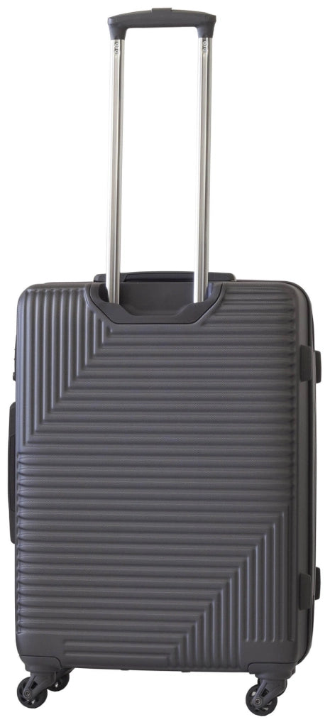 Trolley Valigia Media Rigida in ABS 4 Ruote TSA Ravizzoni Long Island Grigio