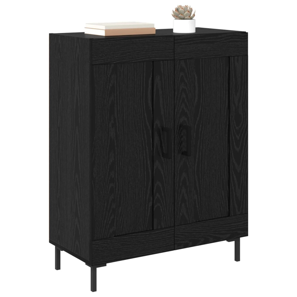 Credenza Rovere Nero 69,5 x 34 x 90 cm