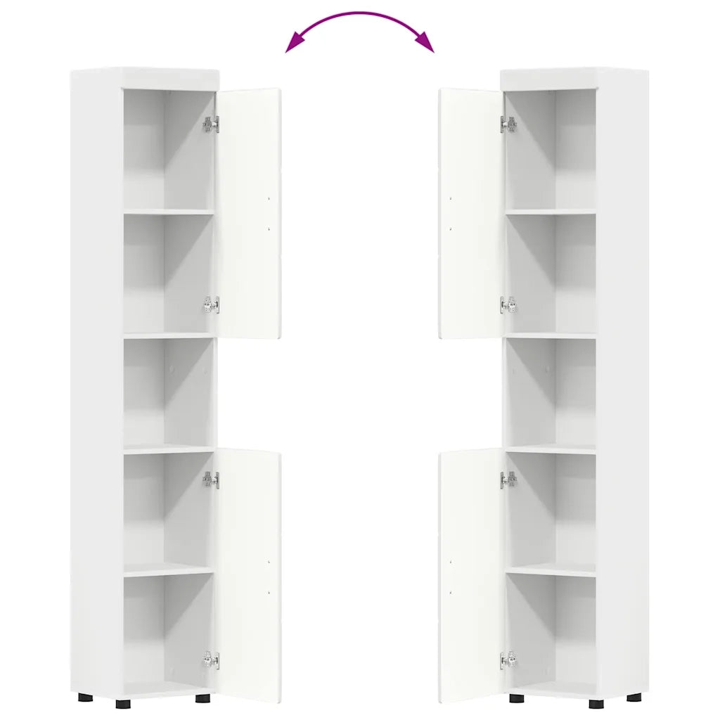 Set di mobili per il bagno TULUM 3 pcs Bianco 60 x 34 x 63 cm