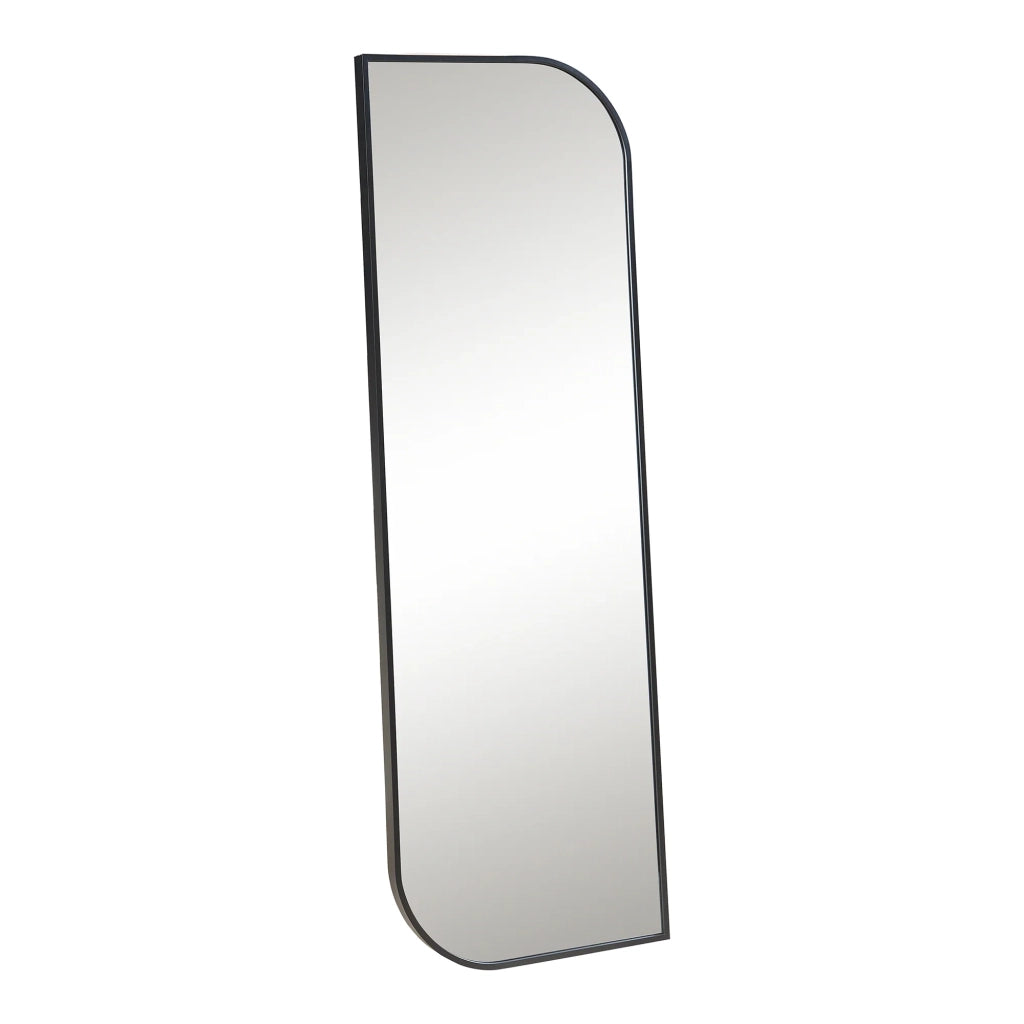 Specchio decorativo moderno da parete 120 x 40 cm nero 03_0010189