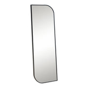 Specchio decorativo moderno da parete 120 x 40 cm nero 03_0010189