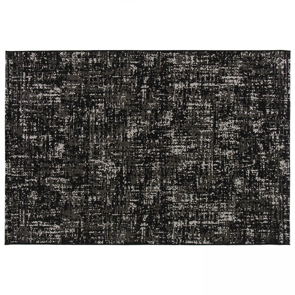 Tappeto da esterno in polipropilene 160 x 230 cm nero