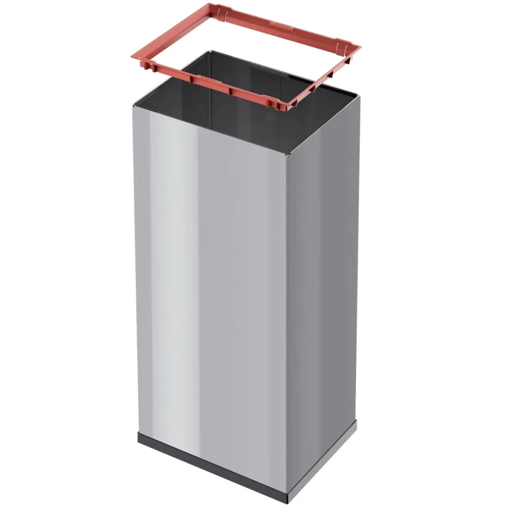 Hailo Pattumiera Big-Box Swing Taglia XL 52 L Argento 0860-221 415467