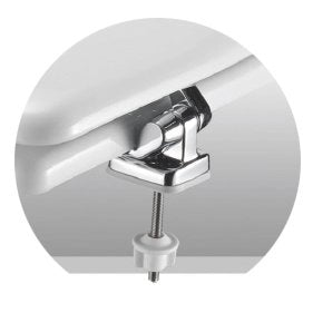 Copriwater compatibile per WC Pozzi Ginori vaso Ydra forma 7 Bianco