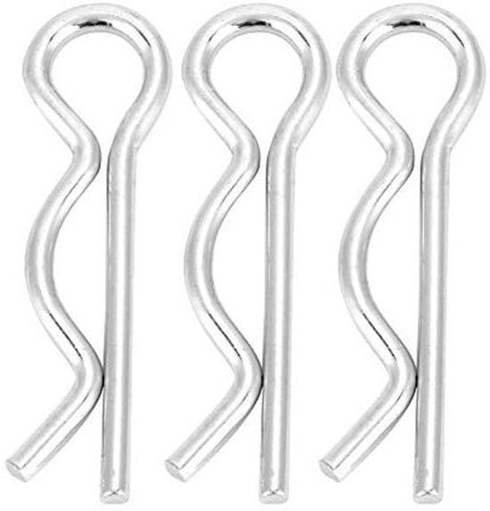 Clip di fissaggio meccanica con connessione a capello a stantuffo, penna a spigoli, chiodo a vite a vite, clip di trazione, 10 pezzi