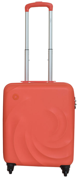 Trolley Valigia Bagaglio a Mano Rigida in ABS 4 Ruote TSA Ravizzoni Estasi Corallo