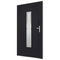 Porta Ingresso Antracite 88x200 cm in PVC 3187903