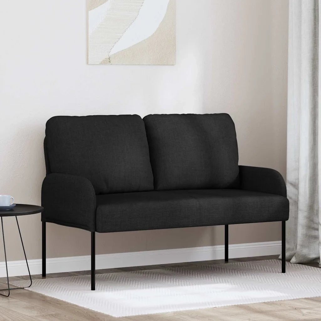 Divani con cuscino 110cm Nero Legno compensato