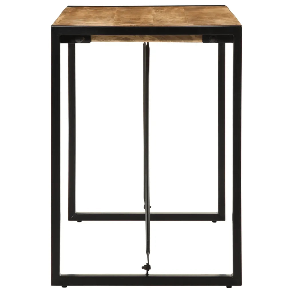 Tavolo da Pranzo 120x55x76 cm in Legno Massello di Mango Grezzo 4005811
