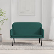 Panca Verde Scuro 110x76x80 cm in Tessuto 351487