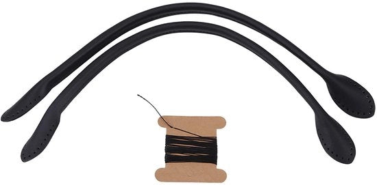 Manubrio in Pelle con Cinturino di Rilascio Rapido per DIY - Accessori per Manubrio Nero/Bruno/Beige - Qualità Professionale