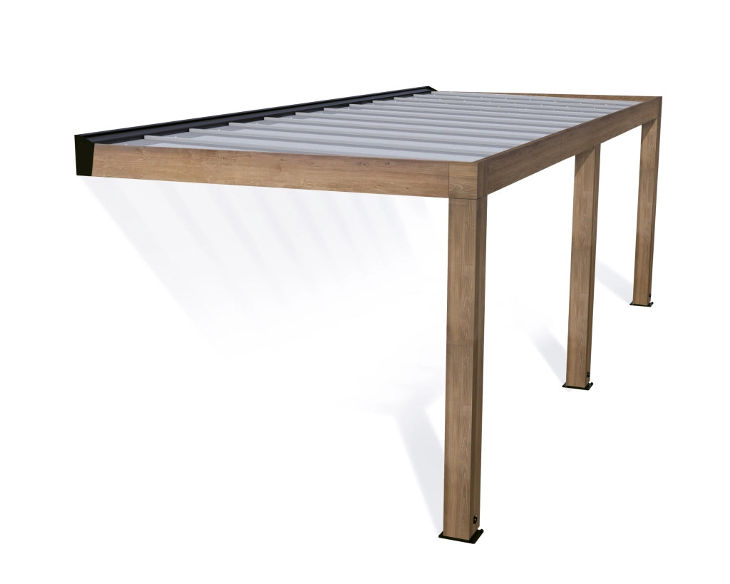 Pergola Helsinki 3X7.3 m Pergola in legno di cedro