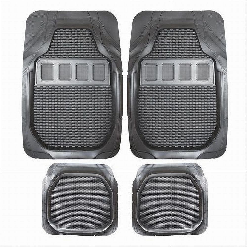 Trade Shop - Tappetino Universale Auto 100% Pvc Anteriore Posteriore Tappetini 4pz Maxtech Mats-08 -