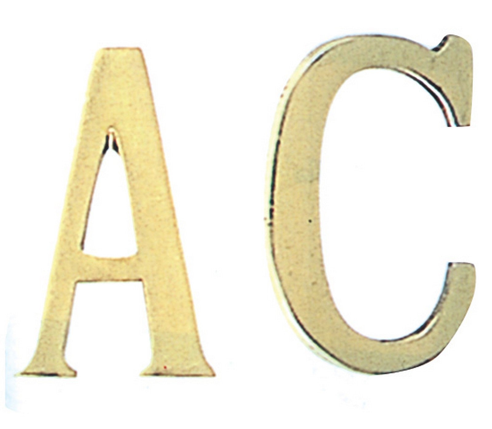 numero civico in ottone "c" mm.75 cod:ferx.4445