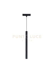 SOSPENSIONE TUBO/GRANDE PER BINARIO MAGNETICO ULTRASLIM NERO 3000K 468LM 6W