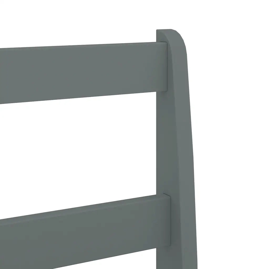 vidaXL Set da Pranzo 5 pz Panama Grigio in Legno Massello di Pino
