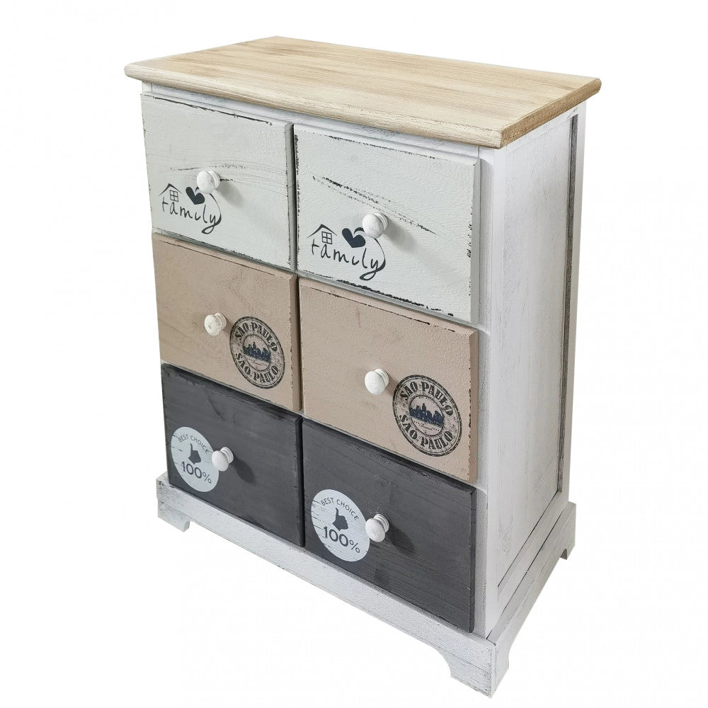 MOBILETTO 6 CASSETTI BARTOLOME