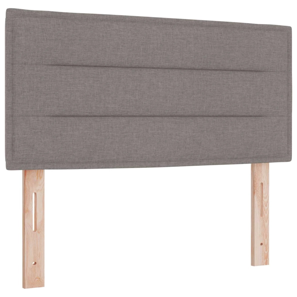 Letto ottomano con materasso Tortora 80 x 200 cm Tessuto 3456202