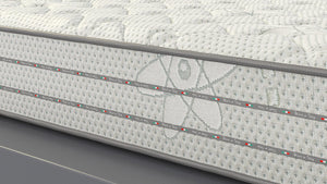 Materasso 1 Piazza e Mezzo in Memory 120x190 cm H24 Valiani Christal