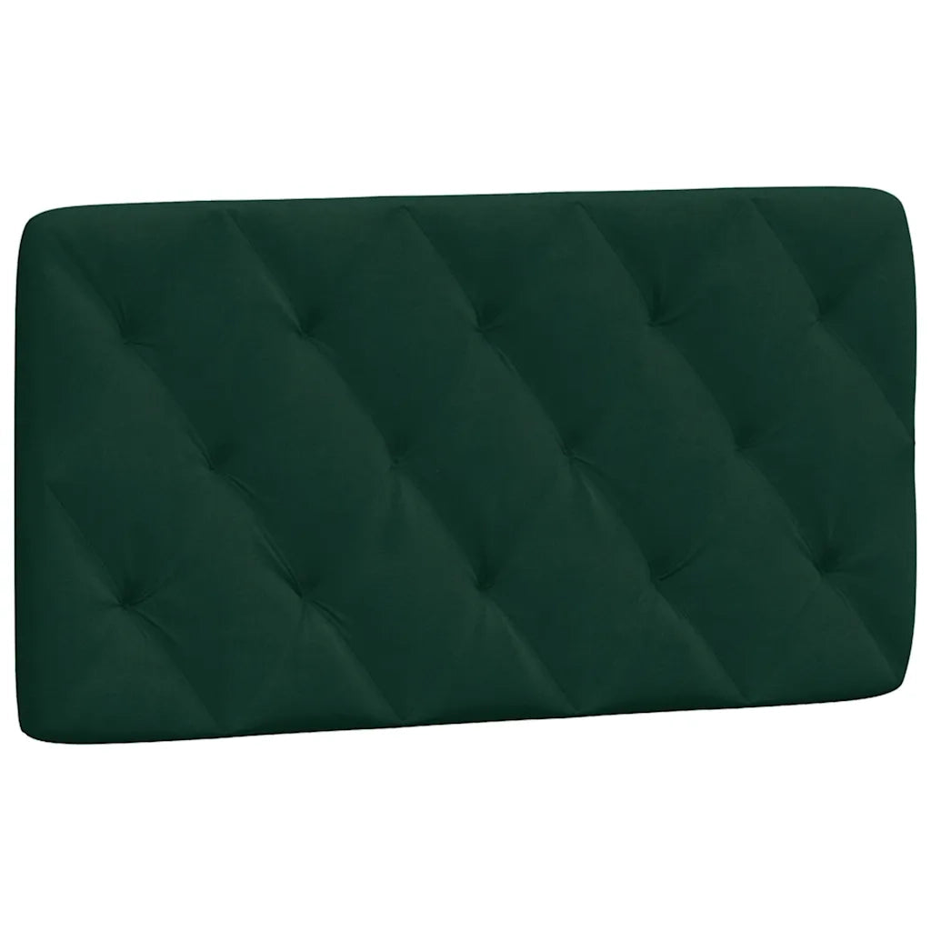 Cuscino Testiera Verde Scuro 100 cm in Velluto CFW3104731