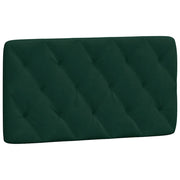 Cuscino Testiera Verde Scuro 100 cm in Velluto CFW3104731