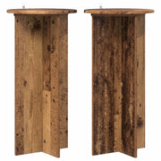 Supporto per piante | Sostegno per piante 2 pz Legno antico 40 x 40 x 80 cm
