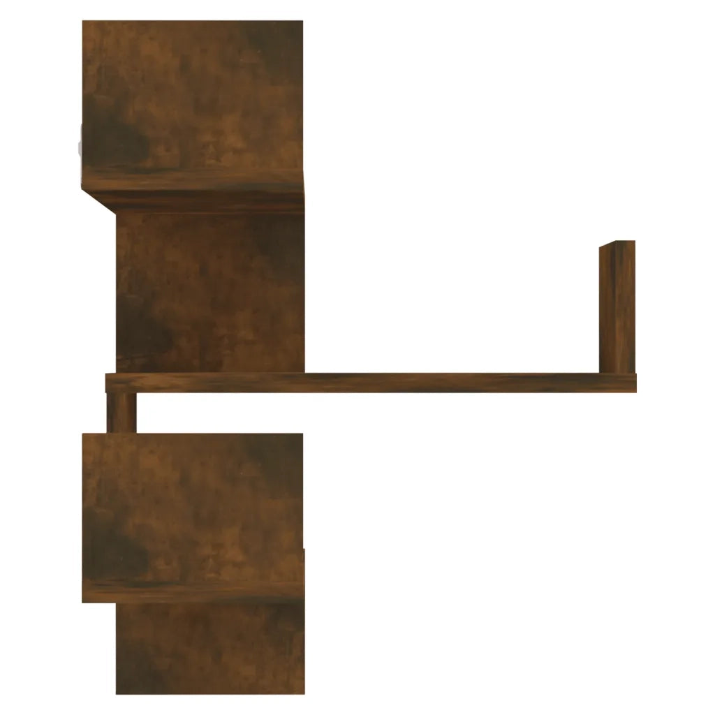 Scaffale Parete Angolo Rovere Anticato 40x40x50cm Multistrato cod mxl 33665